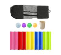 KIXZSAZ Portable Build Teams Field Day Game Outdoor Exercise Activities Pipeline Group Communication For Adults Pipeline Kits Golf Balls With Storage Bag Adults, 40cm