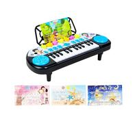KIXZSAZ Portable Electric Piano Keyboard For Kids With 6 Percussion Sounds And 25 Melodies Helping Develop Music Interests And Social Skills Beginner Childrens Keyboard Piano With Music Book