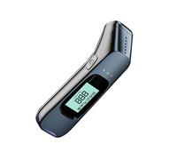 KIXZSAZ Portable LCD Breathalyzer Tester With USB Charging Cable ABS Professional Digital Spirit Automatic Sound Alarm Circular