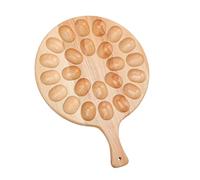 KIXZSAZ Portable Multi Grid Kitchen Storage Tray For On Go Due To Lightweight And Compact Size Wooden Grid Fixed Egg Rack