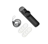 KIXZSAZ Portable Music Flute Kazoo Gifts For Adults Enjoyable Kazoo With Five Diaphragms For Memorable Musical Experience With Five Flute Diaphragms For Music Lovers , Black , 10.8x2.5x2cm