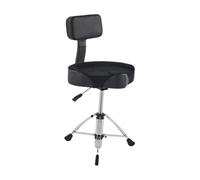KIXZSAZ Portable Padded Drum Seat With Anti Slip Feet Comfortable Drum Chair Stool For Drummers Seeking Stability Throne With Backrest Height Adjustable Heavy Duty Hydraulic Stool Comfortable