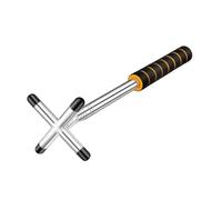 KIXZSAZ Portable Pool Bridge Stick Stainless Steel Billiard Cue Bridge Adjustable Size Indoor Game Accessory For Everyone Pool Stick Accessory Cue Indoor Game, Silver Cross Head