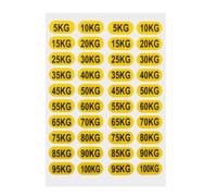 KIXZSAZ PP Polypropylene Weight Stack Labels Built To Last With Premium For Long Term In Gym Settings Making Fit For Most Fitness Equipment Sizes These Weight Stack Labels Are