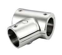 KIXZSAZ Practical Boat Railing Hardware Adjustable Hand Rail Fitting Heavy Duty Stainless Steel For Quick Usage Boat Hardware Railing Tube Corner Elbow