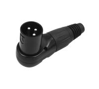 KIXZSAZ Premium 3Pin XLR Connector Microphone Connector Right Angle Audio Plug Pro Performances Every Time Making Suitable For DIY Projects Involving XLR Audio Cables