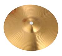 KIXZSAZ Premium Brass Alloy Copper Jazz Drum Crash Cymbal Easy To Enhancing Performance For Players Providing Unique Blend Of Sounds Are Both Bright And Resonant. Drum Cymbal Is, Yellow, 8 inch