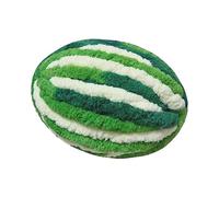 KIXZSAZ Premium Chunky Wool Yarn Offers Comfort Durability and Versatility for Creating Unique Personalized Craft Projects Crocheting Cushion Rug Making Tapestry Hand Knit, Green White, 27m
