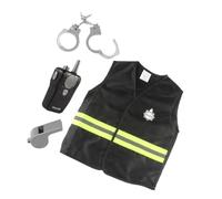 KIXZSAZ Preschool Toy Police Officer Costume Set Fancy Dress Up Drama Props Kids Cosplay