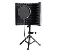 KIXZSAZ Professional Recording Panel Premium Acoustic Advanced Reduces Sound Reflection And External Interference 3 Panel Studio Mic Sound Microphone Adapter