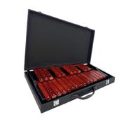 KIXZSAZ Professional Xylophone Instrument Music Teaching Supporting Kids In Achieving Rhythm Mastery And Clarity 25 Notes Glockenspiel Xylophone For Kids Beginner, Imitation with case, 58x47x8cm