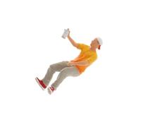 KIXZSAZ Race Medal Figures 164 Scale Diorama Choice For Model Lovers Kids Gift Realistic Race Medal 164 Figure Car Mechanic Repairing Men 3.Realistic Shape, orange, T-shirt boy