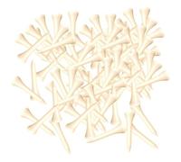 KIXZSAZ Reliable Wooden Golf Tees Bulk Unbreakable Wood, Wood color, 42mm