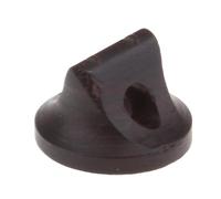 KIXZSAZ Replace Old Erhu Parts With Chinese Violin Fiddle Bridge Crafted Solid Wood For Performance Professional Sandalwood Erhu Instrument Bridge. Improves, Black with Bottom Hole