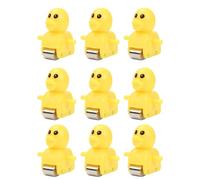 KIXZSAZ Replace Play Figure Playset Fun Toy Activity Boost Learning And Fun With Track Slide Toys Enhancing Children’s Joy Race Track Toy Animals Stairs Slide Toddlers , 9 pcs duck , 2.5x2.5cm