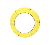 KIXZSAZ Replacement Pad for Trampoline Safety Padding Spring Cover Durable and Reliable Waterproof Round, Yellow, 1.5m
