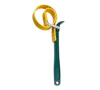 KIXZSAZ Resilient Steel Handle Belt Strap Wrench Designed with Anti Slip Features Suited for Plumbers Wrench is Made of High Carbon Steel Multi Purpose Adjustable Strap Anti Slip, Green, 12 inch
