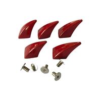 KIXZSAZ Rivets Stud Spikes Punk Rivets Leather Crafts for Creative For Fashion Accessories On Bags And Hats Leathercrafts Accessories Clothing Decoration Leather Decoration, Red