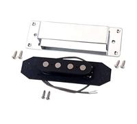 KIXZSAZ Rock Performance With Electric Bass Bridge Pickup Upgrading 4 Strings Electric Bass Parts For Authentic Sound Experience Humbucking Upgrade Adds Output And Quietness