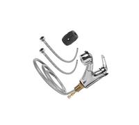 KIXZSAZ RV Bathroom Faucet Silver Modification Accessory With Non Slip Ergonomic Handle And Retractable Shower Head Retractable Shower Head Ergonomic Non Slip Handle