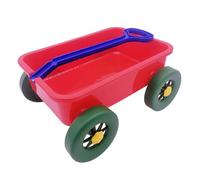 KIXZSAZ Sand Wagon Toy Vehicle Engaging Play Experience Sandy Beach Adventures Lightweight And Portable Wagon Toy Pretend Play Kids Outdoor Vehicle , Red