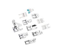 KIXZSAZ Sewing Presser Foot Fit Set of 11 Feet All Sewing Tasks Including Quiltmaking Machine Machine Foot Presser Mini Machines Hand Kids Oil Leather Table Juki Small Thread