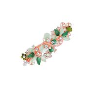 KIXZSAZ Shiny Hair Clip Fashionable Elegant Slides Clips Special Design Charming Girls Hairpins Household Birthday Gift, Green