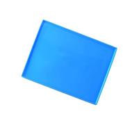 KIXZSAZ Silicone Baking Mat Pad for Non-Stick Roll Baking Easy to Clean, Blue, 26x31cm