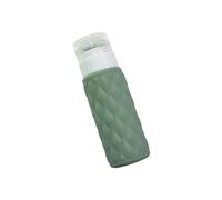 KIXZSAZ Silicone Travel Containers Anti-Drip Valve Prevents Spills There Is Small Intersection On Bottle Cap Refillable Bottles, green