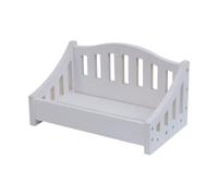 KIXZSAZ Small Wooden Bed Posing Baby Photography Props Every Shot With Versatile And Stunning Presentation No Odor. Baby Photo Props Newborn Photography Studio Bed, white, 38x22.5cm