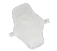 KIXZSAZ Soft Cotton Panty Liner Reusable Menstrual Pad Breathable Super Thin Comfortable Option for Daily Inner Layer of Pure Cotton Gauze Panty Liner for Women Extra Long Unscented, White, 18cm