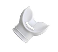 KIXZSAZ Soft Dive Snorkeling Accessories Scuba Diving Mouthpiece Durable Professional Any Diving Adventure Which Is Comfortable And Easy To Bite. Easy To Install Mouthpiece On, White, 5.12x5.39cm