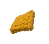 KIXZSAZ Soft Plush Knot Seat Cushion Chair Pad Ins Style Pillow Decorative Stretchy For Home Sofa Household Seating Ornaments, Yellow, 40 * 45 * 12CM