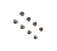 KIXZSAZ Soft Silicone Earbud Caps Ear Tips Cover In Ear Replacement Lightweight Grey Color Four Sizes Noise Isolation Compatible Fit Earbud Tips Caps Plug Headphones Eartips