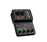 KIXZSAZ Sound Card Professional Stereo Audio Mixer Music Recording Live Streaming Notebook Computer Phone Speaker Console