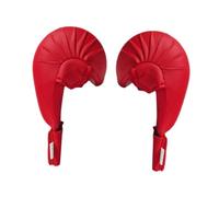 KIXZSAZ Sparring Wrist Support With Boxing Gloves And Professional Karate Training Mitts Kickboxing Providing Feel And Grip. Liner Is Made Of High Density PU Polyurethane Foam, red, S