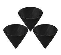 KIXZSAZ Stable Foundation Cone Shaped Garden Basket Liner for Balconies Felt Cone Shaped Hanging Baskets Hanging Basket Liners, 3pcs16inch