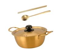 KIXZSAZ Stainless Steel Korean Instant Noodle Pot Fast Heating Cooking Pot Suitable for Making Ramen and Other Dishes Korean Ramen Cooking Induction Cooker