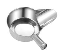 KIXZSAZ Stainless Steel Popcorn Scoop Heavy Duty French Fry Scooper Essential Tool for Quick Serving in Busy Food Settings French Fry Scooper Quick Bagging