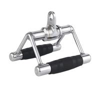 KIXZSAZ Stainless Steel Press Down Bar Row Handle Cable Attachment Essential For Serious Weight Lifting Routines LAT Pulldown Attachment Handles Strength Training