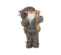 KIXZSAZ Standing Santa Claus Doll Centerpiece Charming Christmas Decor For Home Santa Claus With Big White Beard Is Wearing Traditional Christmas Suit With Boot Hat