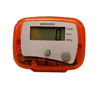 KIXZSAZ Step Walking Counters Track Steps LCD Display Digital Pedometers Portable Fitness Goal Monitoring Easy To Kids Wide Appeal LCD Display Digital Pedometers Walking Running, red, 4.8x3.5x2.2cm