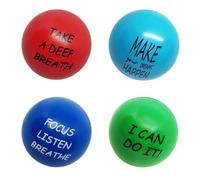 KIXZSAZ Stress Balls Set Solid Color Strength Trainer Toys Small Size Professional Hand Exercise Prop Hands Training Tool , 4pcs