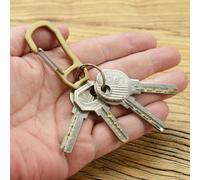 KIXZSAZ Strong Brass Mini Carabiners With Keychain Hook Spring Backpack Clasps Attaching Flashlights And Paracord Keychain Carabiner Clip Carabiners Hook Small But Rugged Enough