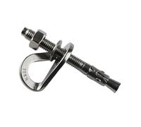 KIXZSAZ Strong Load Capacity Rock Climbing Bolt Hanger Durable Lightweight Stainless Steel Outdoor Sports Equipment Essential Stainless Steel Expansion Bolt Piton Accessory