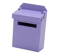 KIXZSAZ Sturdy Miniature Mail Box Dollhouse Essential Decorative Accessory Crafted To Last In Play Environments 1/12 Dollhouse Mailbox Furniture Model Accessory , Violet , 4.2x2.2x6.4cm
