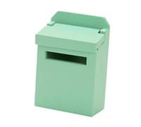 KIXZSAZ Sturdy Miniature Mail Box Dollhouse Essential Decorative Accessory Crafted To Last In Play Environments 1/12 Dollhouse Mailbox Furniture Model Accessory , Green , 4.2x2.2x6.4cm
