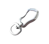 KIXZSAZ Swivel Carabiner For Dog Leash Harness Lightweight Durable Easy To Heavy Duty Locking Clip Heavy Duty Swivel Carabiner Clip Locking Aluminum Traveling, Silver, 7.6x2.8cm