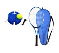 KIXZSAZ Tennis Racket Tennis Training Set Indoor Outdoor Versatile For Various Sports Trends Maximum Training Capabilities Beginner Equipment Racquet, Kids Blue
