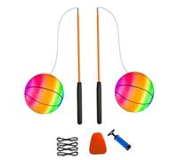 KIXZSAZ Tennis Training Bouncing Balls Practice Adults Multifunctional Exercise Ball For Various Workouts And Even Jump Rope. Exercise Balls For Working Out Fitness Ball